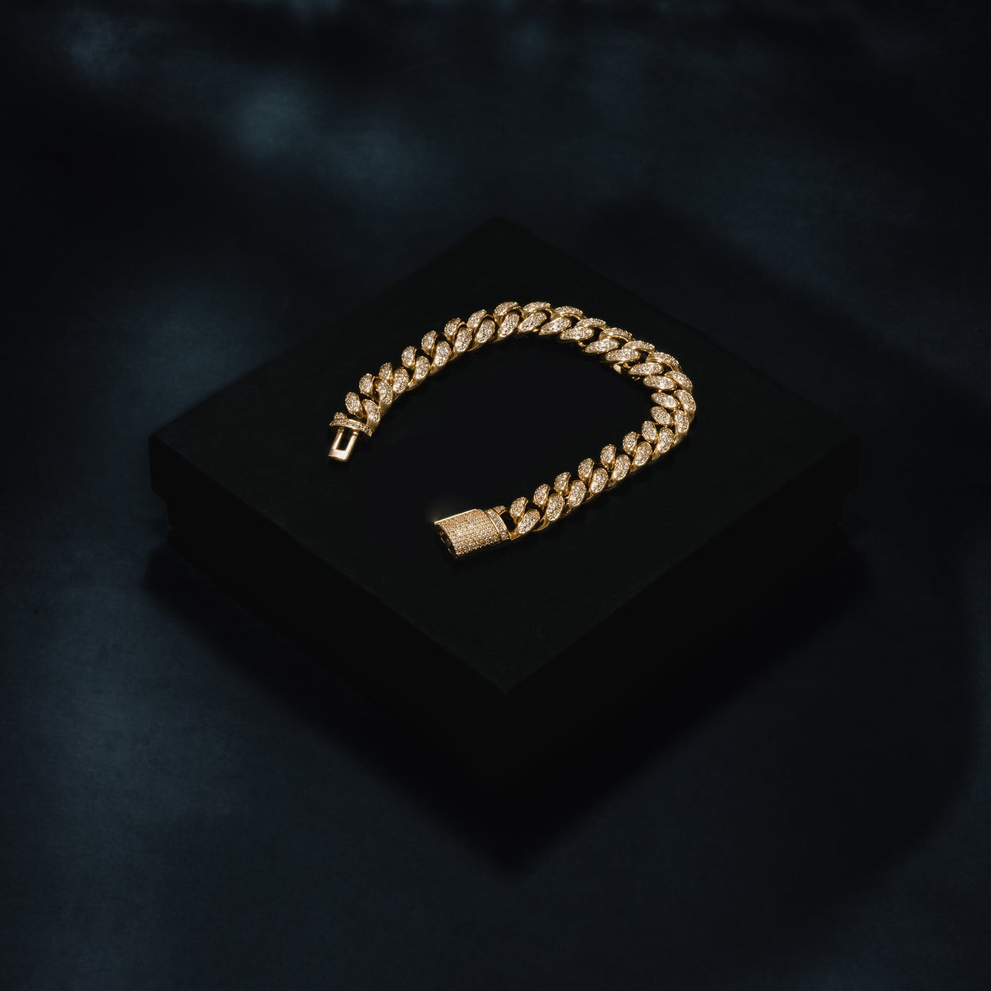 12mm Box Clasp Cuban Bracelet
