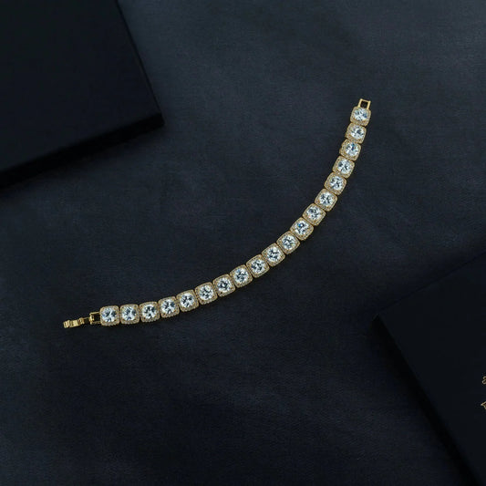 KINDLESA 10mm Tennis Chain & Bracelet Bundle