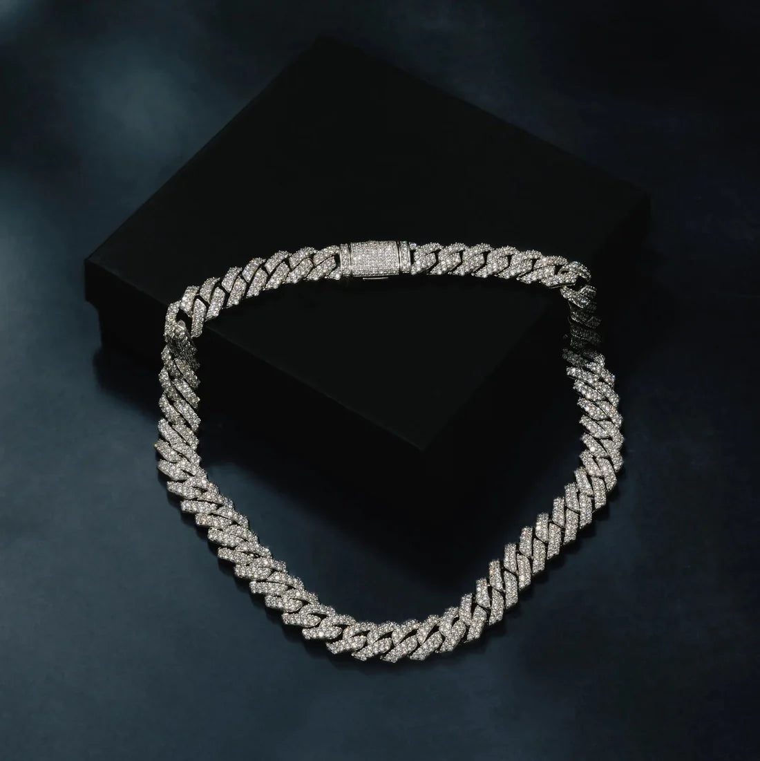Kindlesa  14mm Prong Cuban Chain & Bracelet Bundle