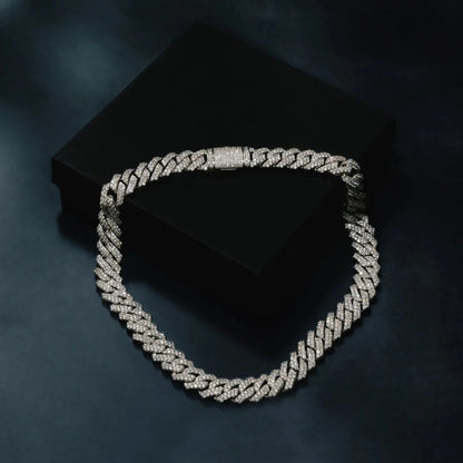 Kindlesa  14mm Prong Cuban Chain & Bracelet Bundle
