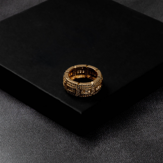 Iced Chunk Ring