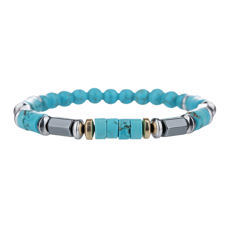 ICERIME Turquoise Alloy Boho Bracelet