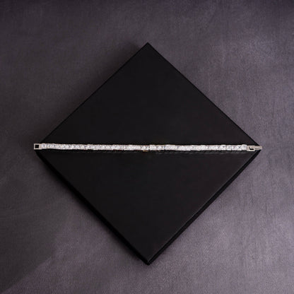 5mm Square Cut Tennis Bracelet