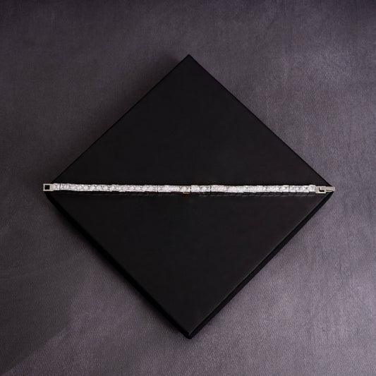5mm Square Cut Tennis Bracelet