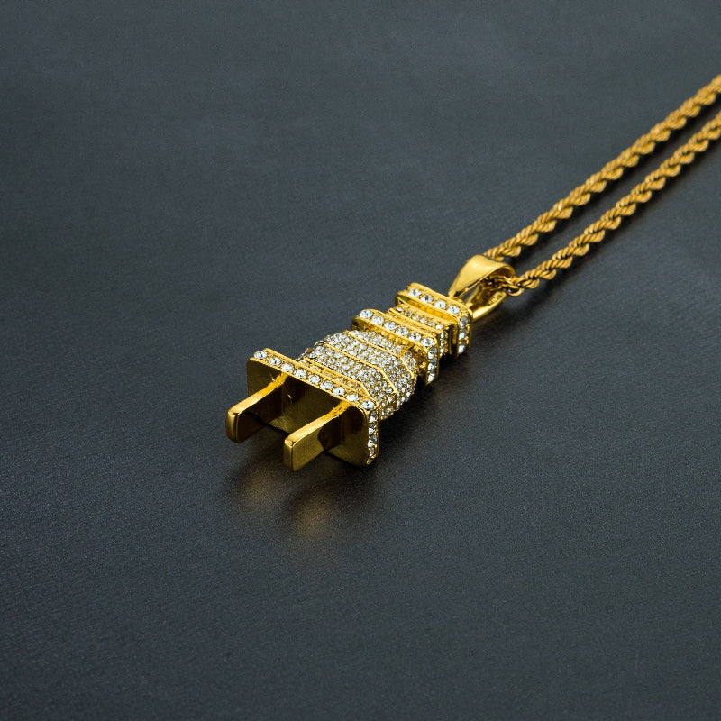 Iced Plug Pendant
