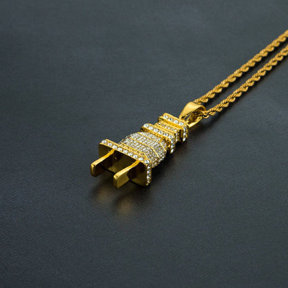Iced Plug Pendant
