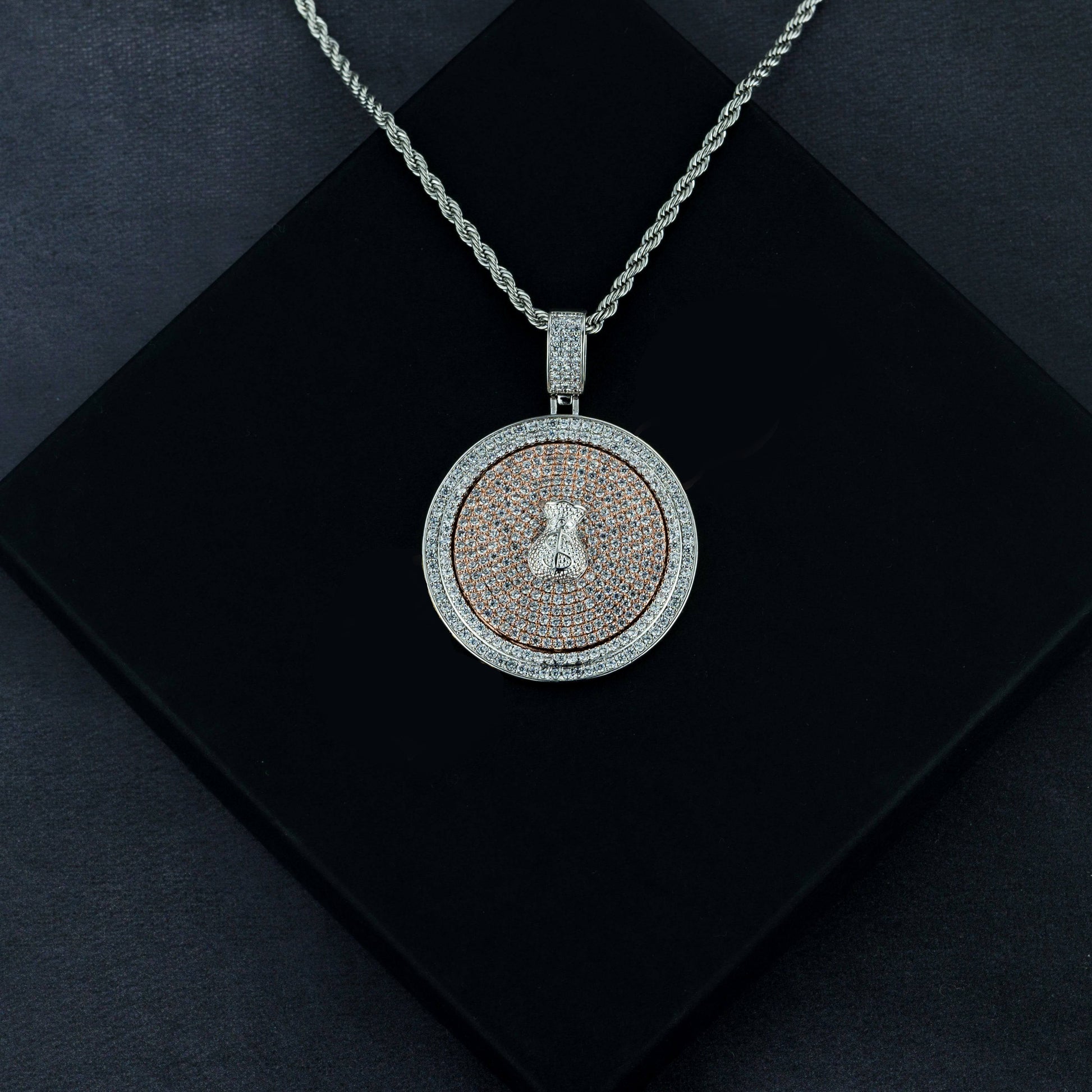 Spinning Money Bag Pendant