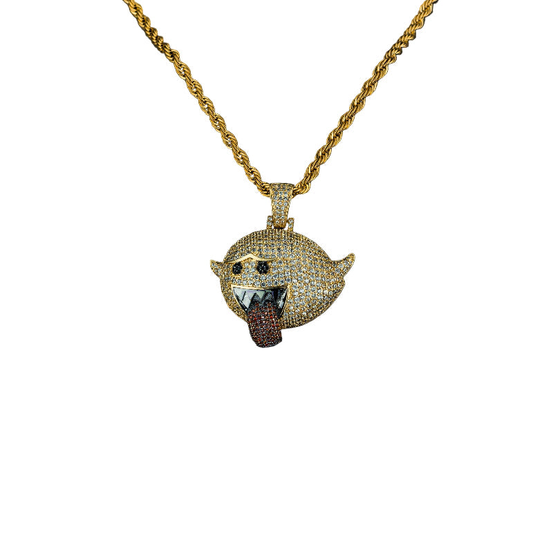 Iced Ghost Pendant