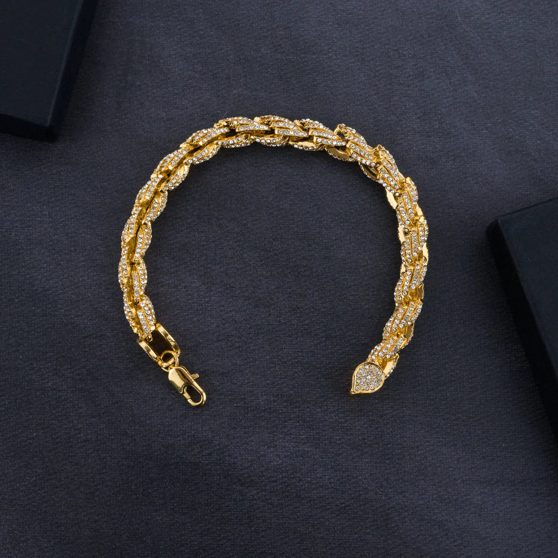 KINDLESA 9mm Iced Rope Bracelet & Chain Bundle (no reviews yet)