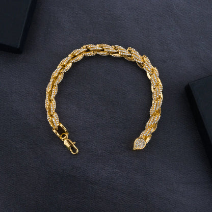KINDLESA 9mm Iced Rope Bracelet & Chain Bundle (no reviews yet)