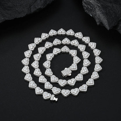 8mm 925 sterling silver tennis chain