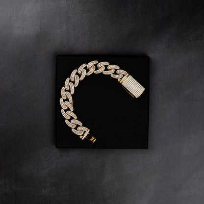 ICERIME 18mm Baguette Bracelet
