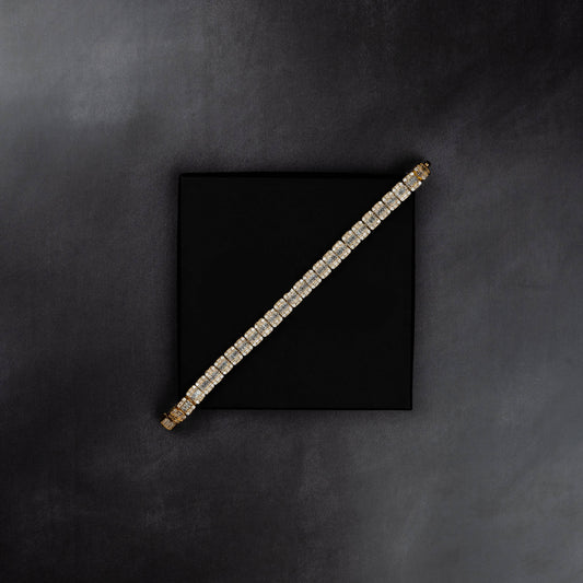 14mm Baguette Bracelet