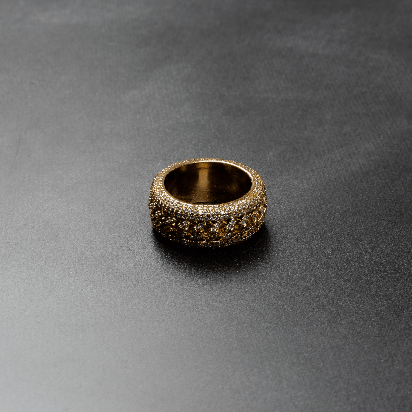 ICERIME Rotating Cuban Ring