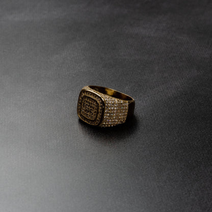 ICERIME Iced Double Square Ring