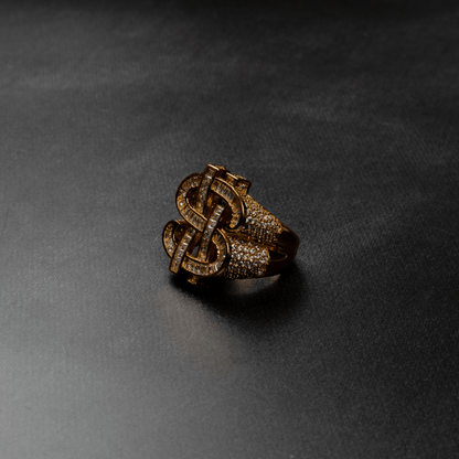 ICERIME Dollar Sign Ring