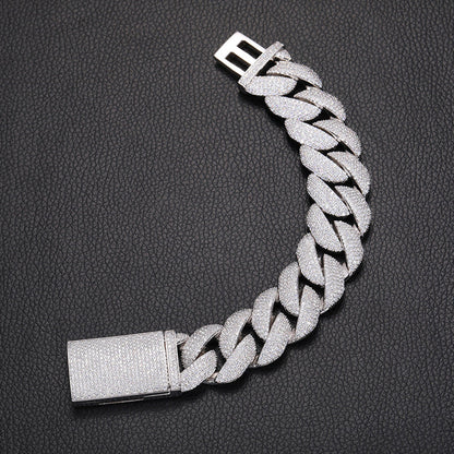 ICERIME 22mm Zircon Cuban Bracelet