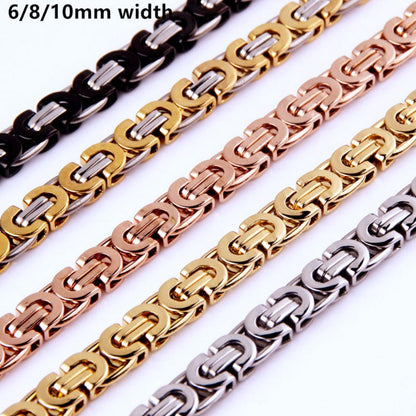 6-10mm Flat ring clavicle chain
