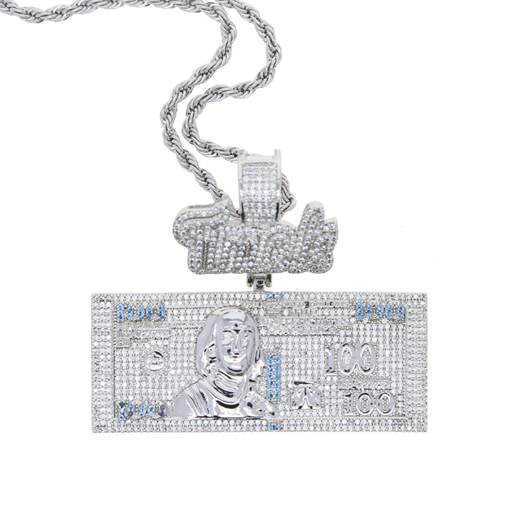 ICERIME trend full diamond pendant