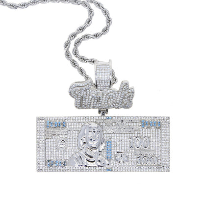 ICERIME trend full diamond pendant