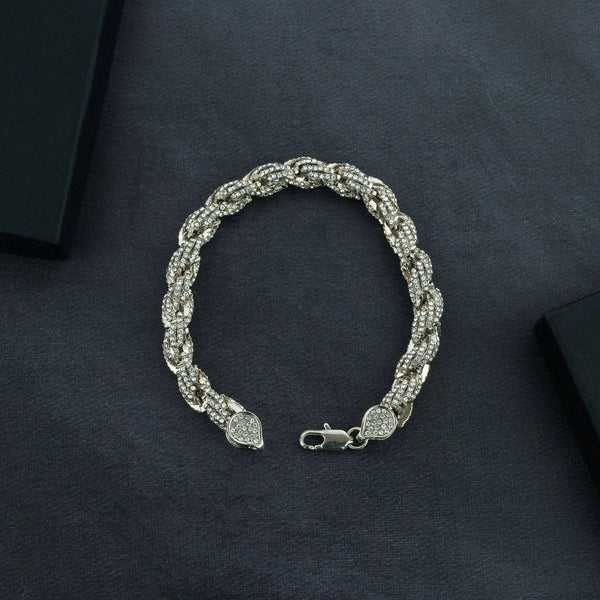 KINDLESA 9mm Iced Rope Bracelet & Chain Bundle (no reviews yet)