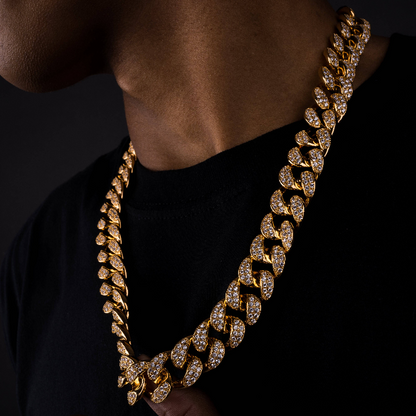 20mm Premium Iced Cuban Chain