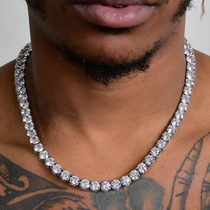 ICERIME 8mm full diamond tennis chain