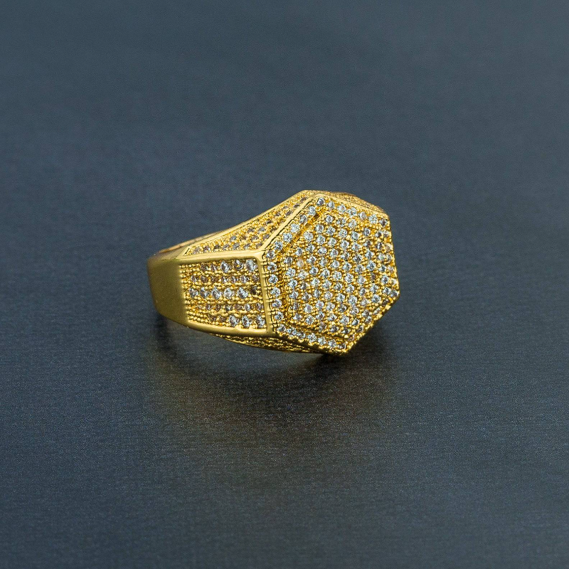 ICERIME Hexagon Ring