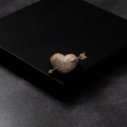 Iced Cupid Arrow Ring